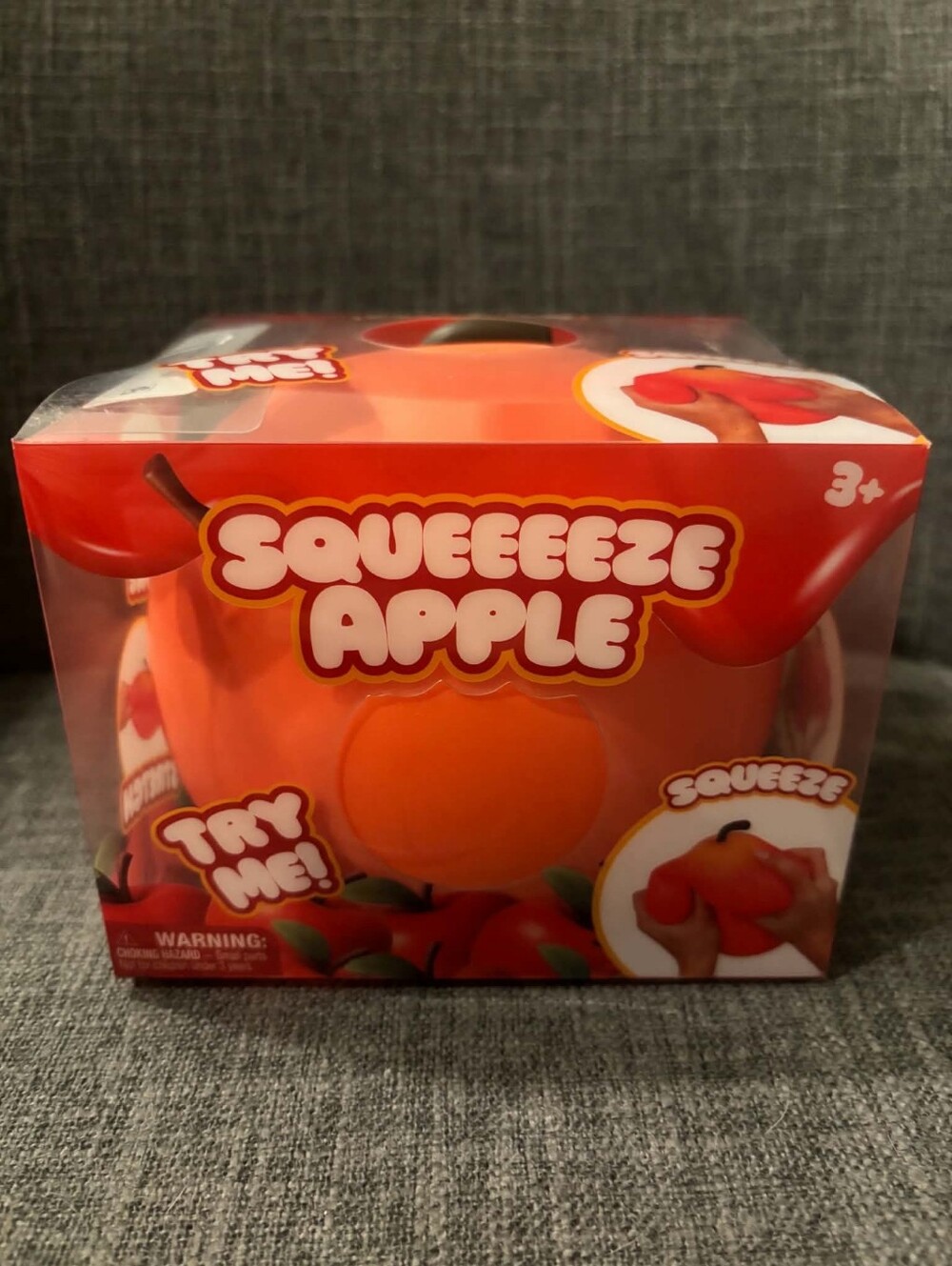 Sunny Days Squeeze Apple Squeezy Fidget Toy New